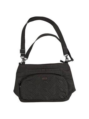 NWOT Lug Samba Quilted Travel Crossbody Bag With Multiple Pockets - Dark Brown